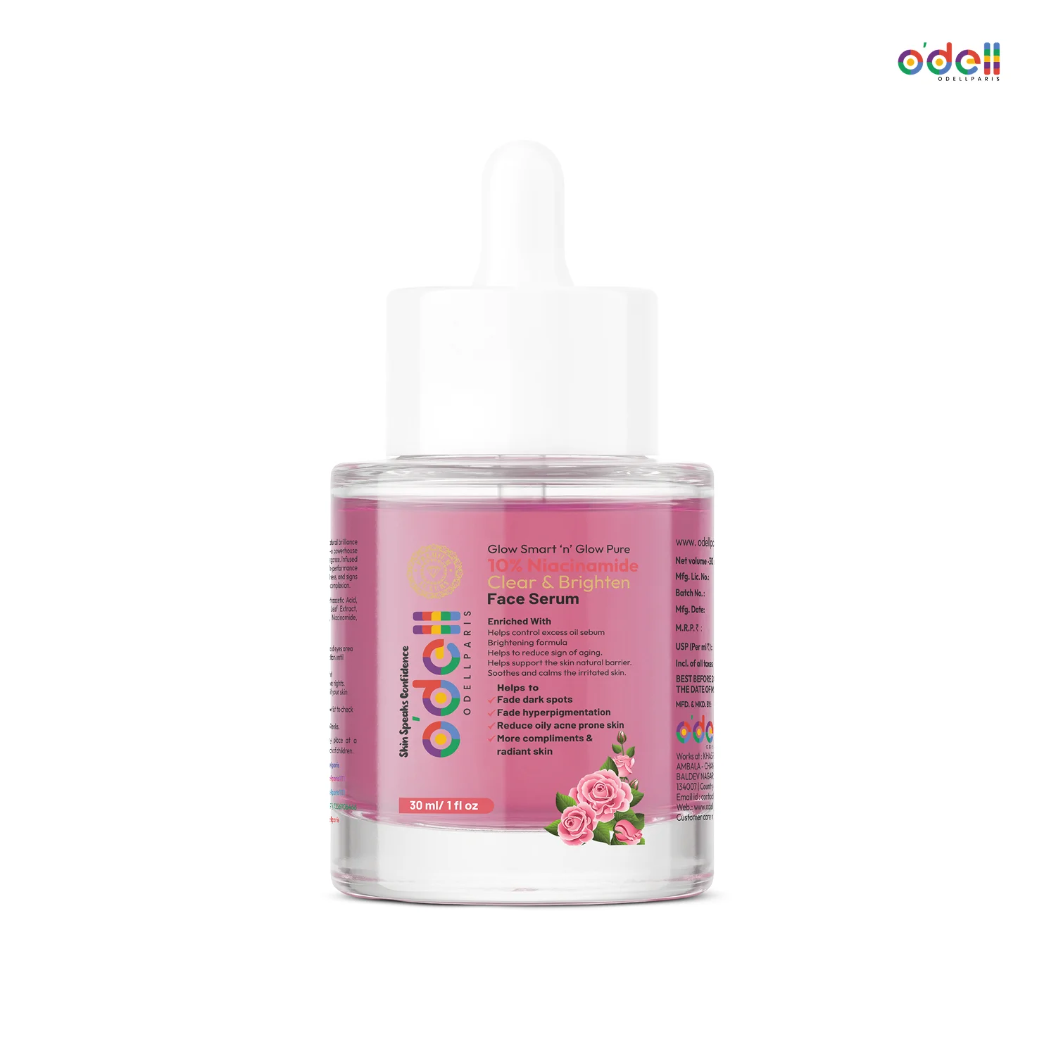 10% Niacinamide Clear & Brighten Face Serum - Image 3