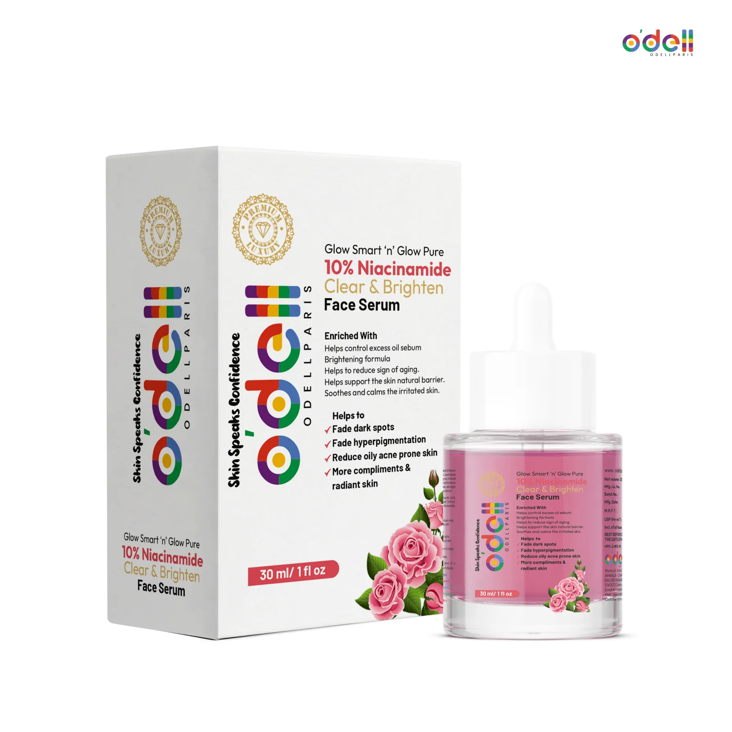 10% Niacinamide Clear & Brighten Face Serum - Image 2
