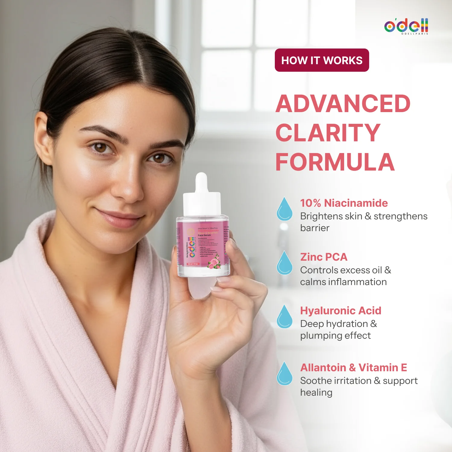 10% Niacinamide Clear & Brighten Face Serum - Image 8