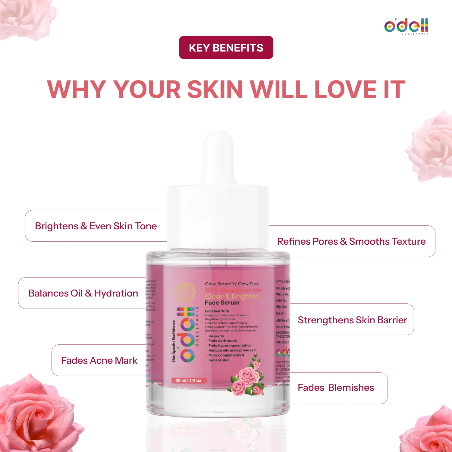 10% Niacinamide Clear & Brighten Face Serum - Image 7