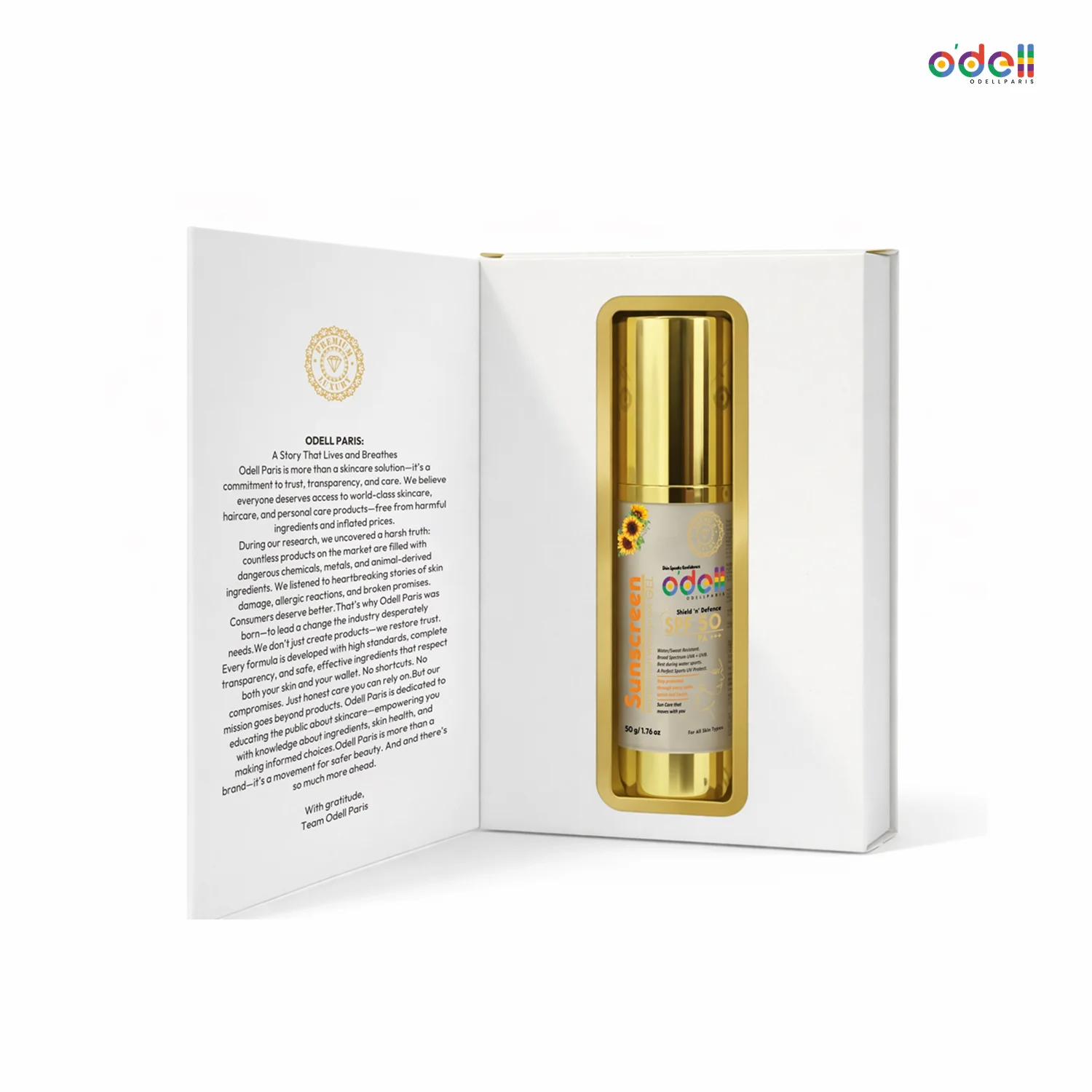 Shield ’n’ Defence SPF 50 PA+++ Matte Finish Waterproof Gel Based Sunscreen - Image 2