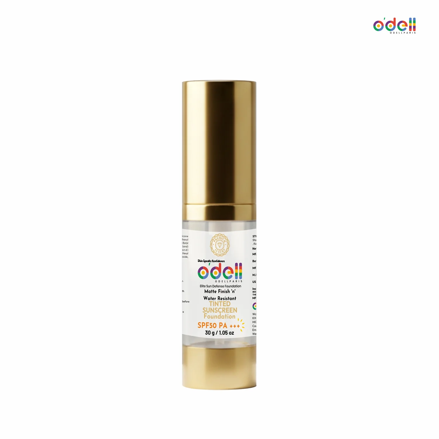 Matte Finish ’n’ Water Resistant SPF 50 PA+++ Tinted Sunscreen with Foundation - Image 5