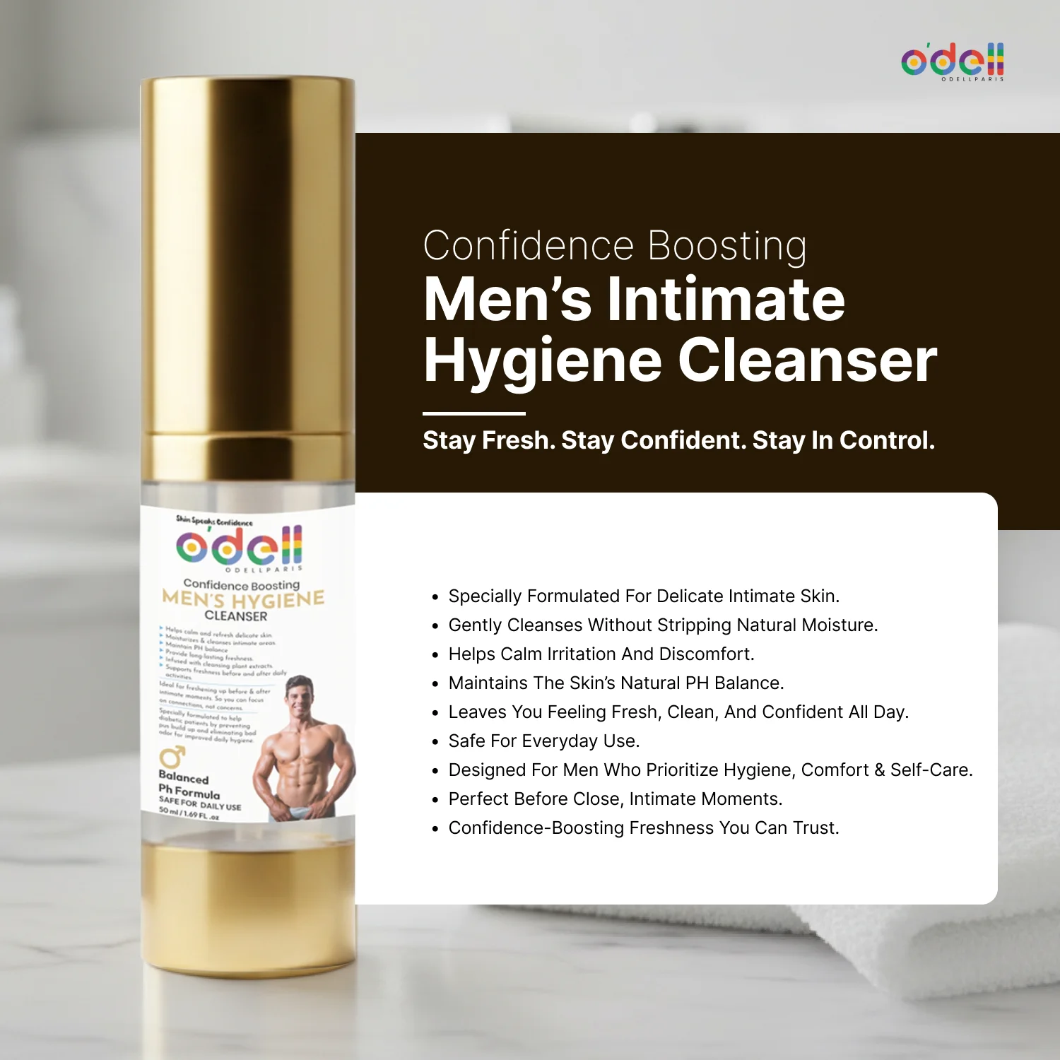 Confidence Boosting Men’s Intimate Hygiene Cleanser