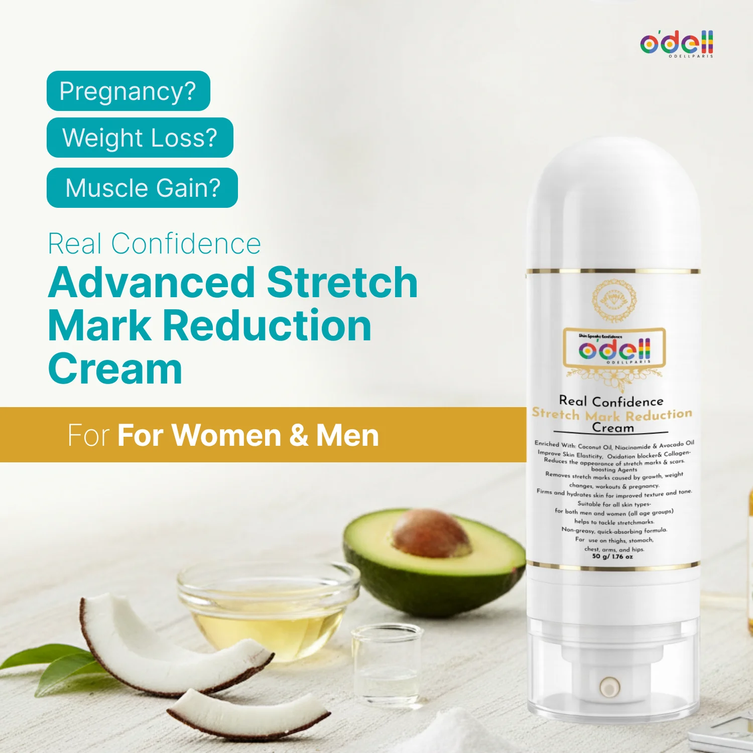 Real Confidence Stretch Mark Reduction Cream