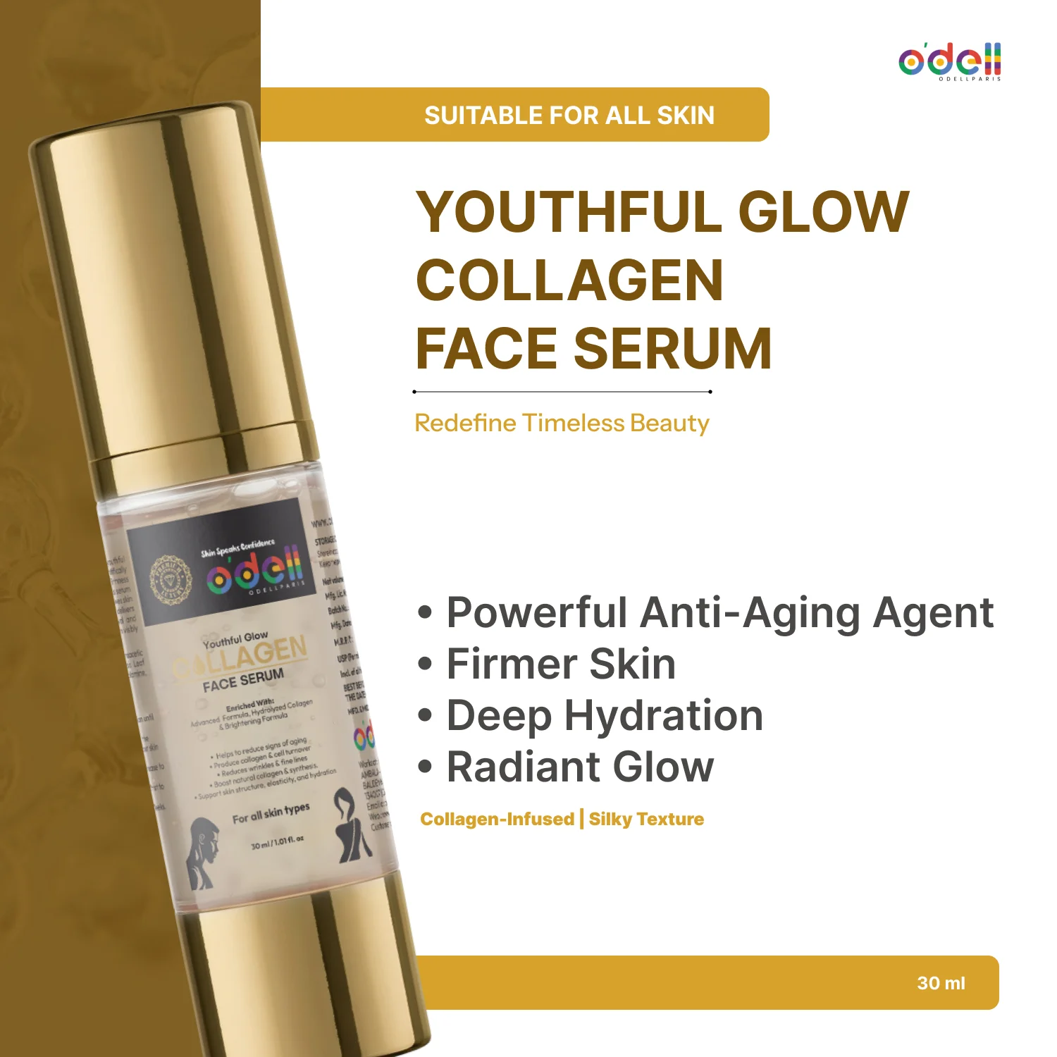 Youthful Glow – Luxury Collagen Face Serum