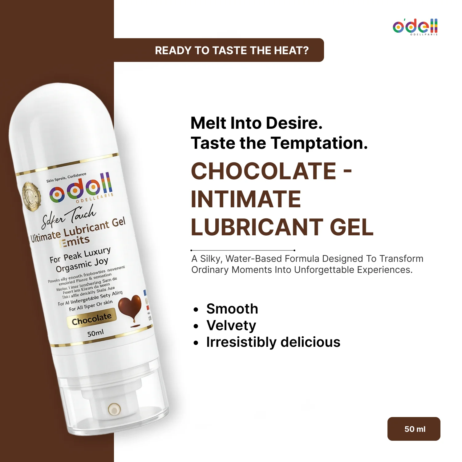 Ultimate Chocolate Lubricant Gel Emits