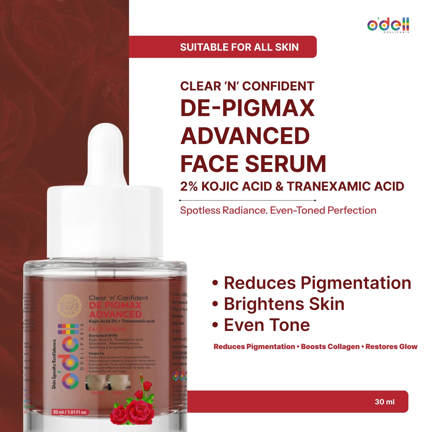 Clear ‘n’ Confident De-Pigmax Advanced Face Serum