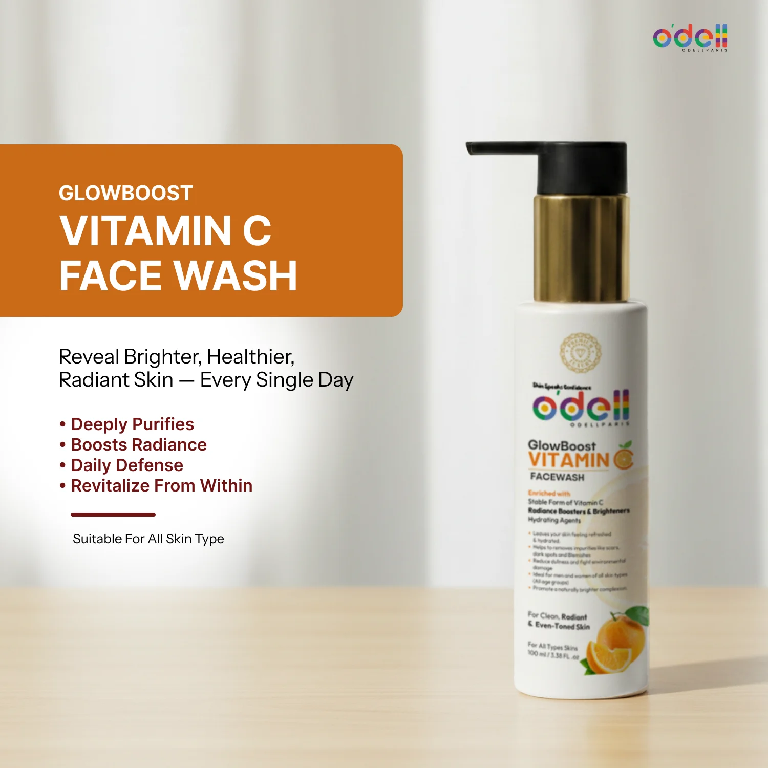 Glow and Boost Vitamin C Face Wash
