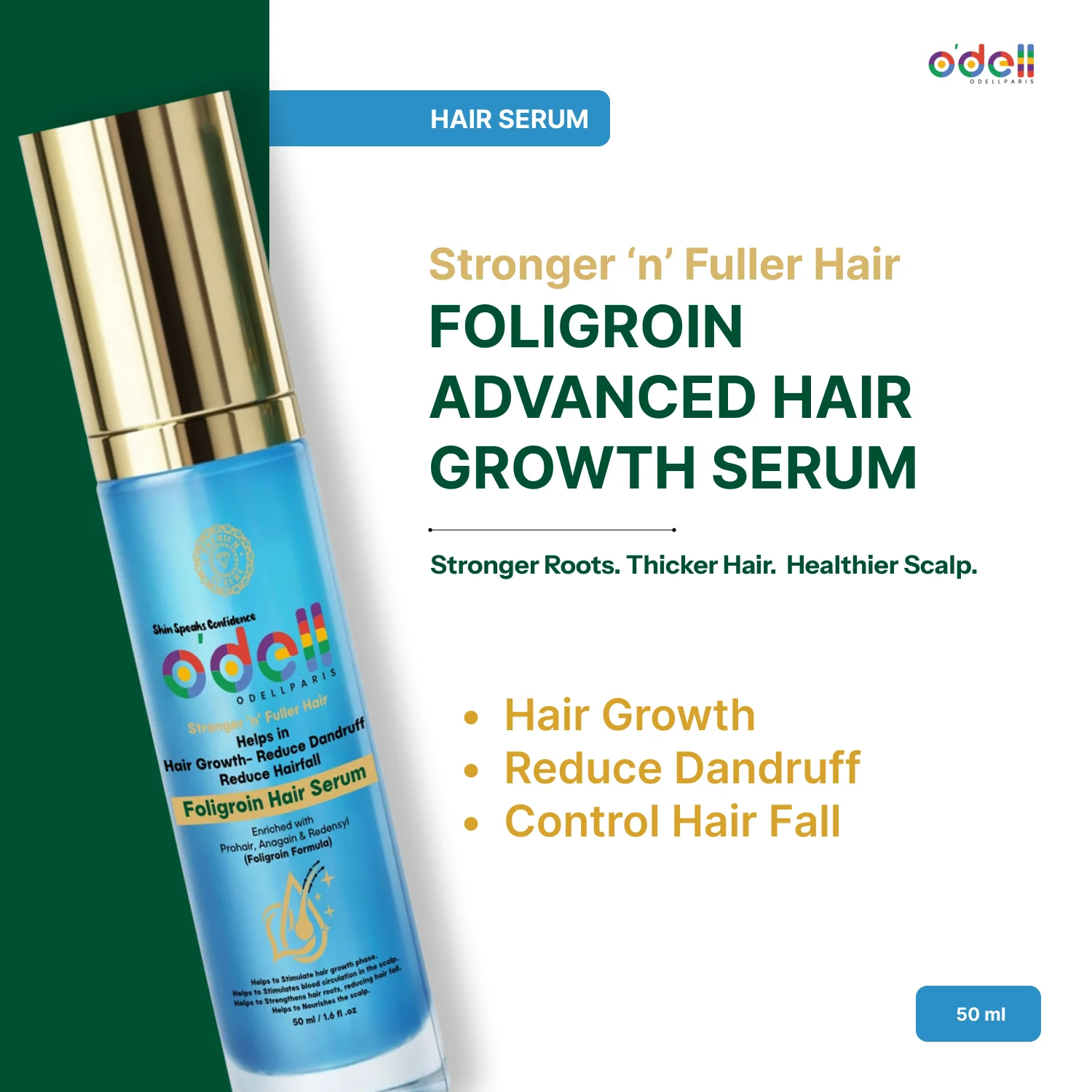 Stronger ‘n’ Fuller Hair Foligroin Hair Serum
