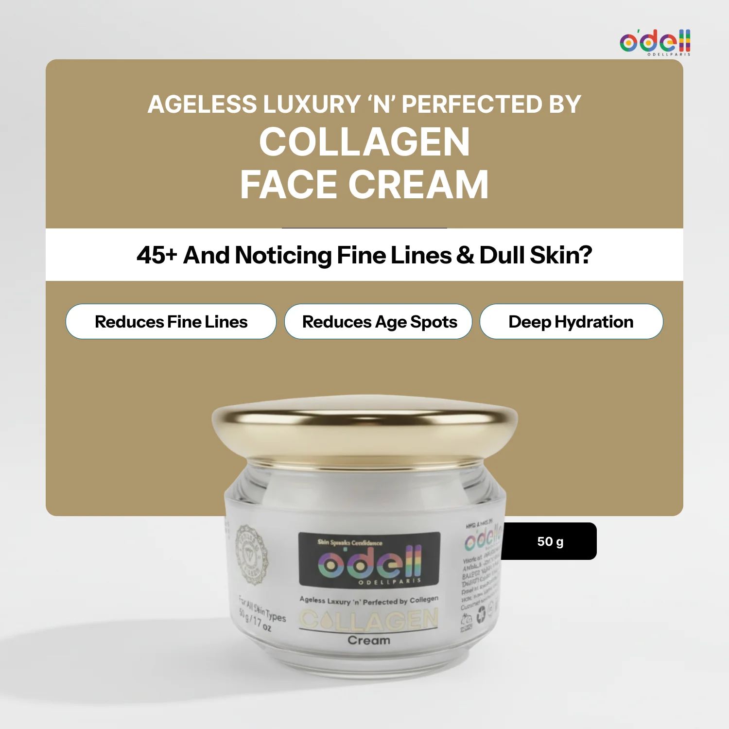 Ageless Luxury ‘n’ Perfected by Collagen Cream