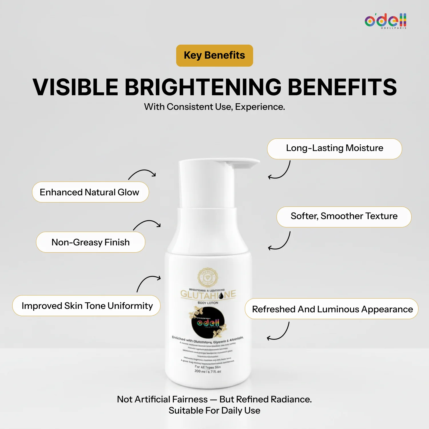 Brightening ’n’ Lightening Glutathione Body Lotion - Image 5